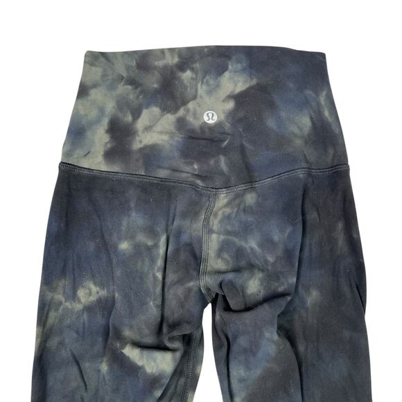 Lululemon Align High Rise Pants Leggings 28" W5CMGS Diamond Dye Grey Green 2 - Picture 5 of 7